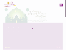 Tablet Screenshot of idc-training.com